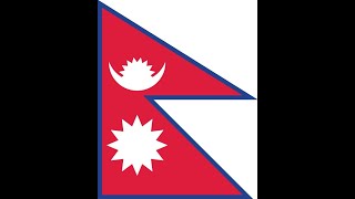 Nepal  Drawing Every Countrys Flag [upl. by Esylle]