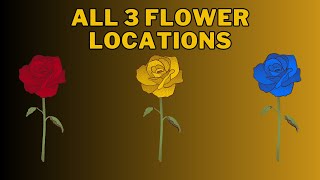 How To Get Flowers in Blox Fruits  All 3 Flower Locations Red Blue and Yellow Flower [upl. by Dory]