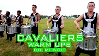 2024 Cavaliers Warm Ups DCI Muncie 62824 [upl. by Eidnalem995]