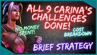 Carinas Challenges DONE My Personal Cost Breakdown And Brief Strategy Full Guides To Follow [upl. by Eberta522]