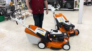 All new Stihl RM655 gas powered walk behind mower [upl. by Ethelbert]