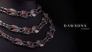 A Georg Jensen TripleStrand Floral Necklace  Dawsons Fine Jewellery [upl. by Annayr]