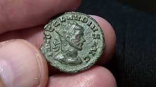 Claudius II antoninianus RIC 66 [upl. by Litnahc]