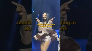 JENNIE SKIRT WAS FLYING IN BORNPINK CONCERT😂jennieblackpinkshort [upl. by Siravaj468]