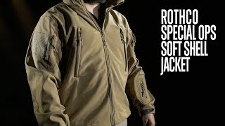 Special Ops Tactical Soft Shell Jacket  Rothco Product Breakdown [upl. by Oivatco964]