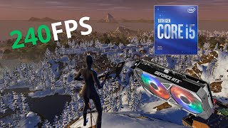 FORTNITE  RTX 3050  INTEL i5 10400F Low MESH 1920x1080  CHAPTER 5 SEASON 1  Performance Mode [upl. by Fons]