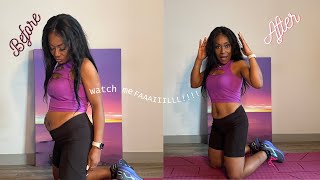 Trying to get Abs with Chloe Ting watch me fail [upl. by Yelwah]