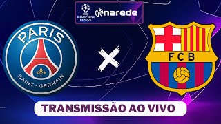 PSG x Barcelona ao vivo  Transmissão ao vivo  Champions League 2324 [upl. by Hnim]