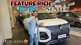 MG Hector Plus 🔥  Best 7 Seater Under ₹20 Lakh  Top End luxury in Budget [upl. by Dazraf]