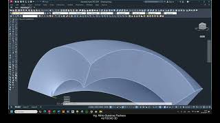 032 Autocad 3D  planar surface Offset [upl. by Nugent646]