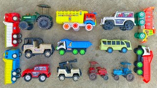 Mini Tractor Trolley Loading With Stones  Cartoon Video  Parth Kids [upl. by Ahseym642]