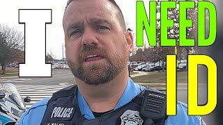 Cops unlawfully detain man demand id amp police go too far Man doesnt fold 1st amendment audit fail [upl. by Misha]