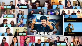 Ellappugazhum ❤️  Reaction Mash up I Azhagiya Tamil Magan  Vijay  A R Rahman [upl. by Tali]