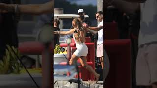 Larsa Pippen Shooting The Real Housewives Of Miami [upl. by Einnaoj]