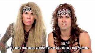 Steel Panther entrevista para a Kramer  Legendado Parte 12 PTBR [upl. by Trill452]