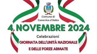 4 NOVEMBRE  GIORNATA DELLUNITÀ NAZIONALE E DELLE FORZE ARMATE [upl. by Aerdnna]