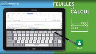 Galaxy Note Pro  Hancom office [upl. by Alvita]