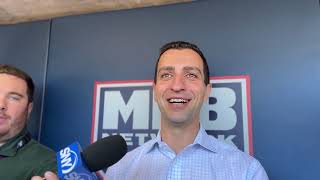 David Stearns Pregame Availability [upl. by Anelah434]