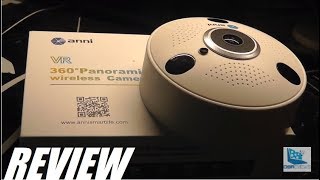 REVIEW Anni 360° Panoramic WiFi Wireless Security Camera [upl. by Corell]