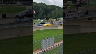 Yellow C6 Corvette Z06 running 14 Mile dragracing corvettez06 corvette 427 [upl. by Naivaf399]