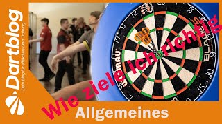 Wie ziele ich beim Dart richtig Zielen wie ein Dartprtofi mit dem richtigen Training Quiet Eye [upl. by Maleeny11]