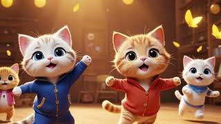 🐾 Hop Like a Kitty  Cute Cat Song for Children [upl. by Llerad]