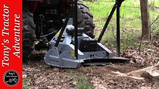 Tractor Tree Saw  Save Your Back  No Chainsaw Needed [upl. by Notlok822]