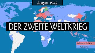 Der Zweite Weltkrieg  Zusammenfassung auf einer Karte [upl. by Warner]