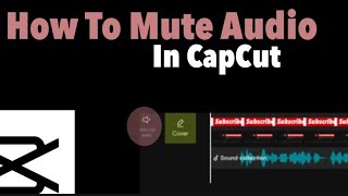 How To Mute Audio From An Overlay CapCut Tutorial [upl. by Lovmilla]