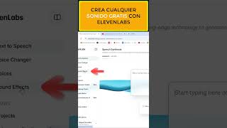 Cómo CREAR cualquier SONIDO gratis con IA  ElevenLabs Sound Effects Tutorial [upl. by Eira]