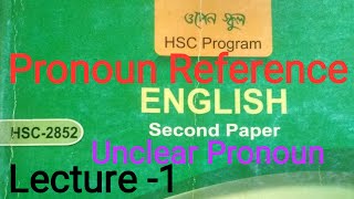 BOU HSC English 2nd paper Pronoun ReferenceOpen University HSC English Pronoun ReferenceHSCPronoun [upl. by Farmer612]