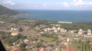 Malindo Air OD1824  Bounced landing at Kerteh Airport WMKEKTE [upl. by Yzzo278]