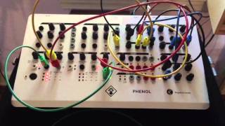 Kilpatrick Phenol single oscillator drone patch [upl. by Ilojne]