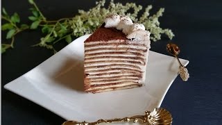 Torta di crepes nutella e mascarpone [upl. by Eintroc181]