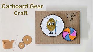 Best Cardboard Gear Craft Revolutionizes DIY Project Amazing Cardboard Craft [upl. by Soisinoid]