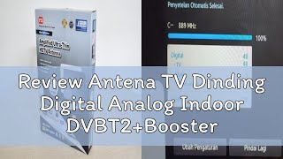 Review Antena TV Dinding Digital Analog Indoor DVBT2Booster PX UDA3100A [upl. by Ellwood]