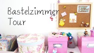 Bastelzimmer Tour  Anielas Fimo [upl. by Imoyik]