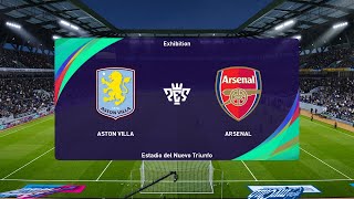 Aston Villa vs Arsenal 24082024 Premier League PES 2021 [upl. by Putnem]