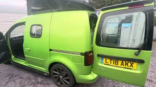 VW Caddy SWB camper with Pop Top Roof [upl. by Yngiram]