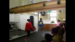 Newport New T Church Youth Group Dance  Stomp Kirk Franklin [upl. by Ojibbob55]