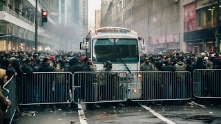 It Begins… NYC Starts Blocking Migrant Buses [upl. by Ojiram]