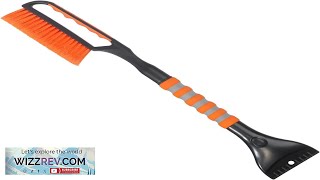 Snow Brush and Ice Scraper for Car Windshield264quot Window Scraper Deicer Review [upl. by Larrad392]