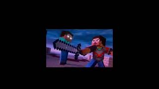 Herobrine vs steve part2 keşfet minecraft steve herobrine edit keşfetbeniöneçıkart [upl. by Naashar]