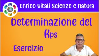 Determinazione del Kps di un sale poco solubile Esercizio [upl. by Purcell129]