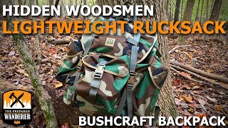 The Hidden Woodsmen Tropical Lightweight Rucksack for Bushcraft  Alice Pack Replacement [upl. by Euqinimod]