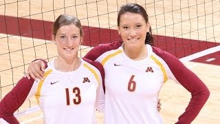 Gopher Volleyballs Tori Dixon Ashley Wittman Named 2013 AllAmericans [upl. by Andi307]