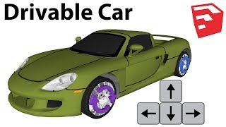 How to Make Drivable Car in SketchUp With MsPhysics [upl. by Cost]