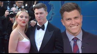 SNL Colin Jost Tricked Into ROASTING Scarlett Johanssons Movies [upl. by Hawk]