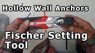 How to fit hollow wall anchors with a Fischer Setting Tool [upl. by Duleba284]