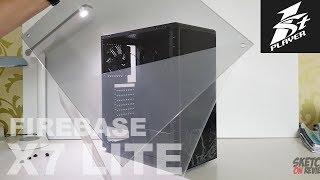 FIRST PLAYER  FIRE BASE X7 LITE PC CASE ATX  REVIEW [upl. by Manaker]